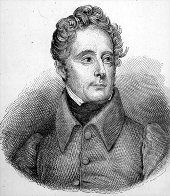 Alphonse Marie Louis Prat de Lamartine (1790-1869) (metszet) alkotó: French School