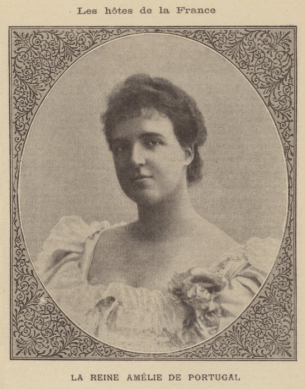 Orleans-i Amelie, I. Károly portugál király hitvese (litográfia) alkotó: French School