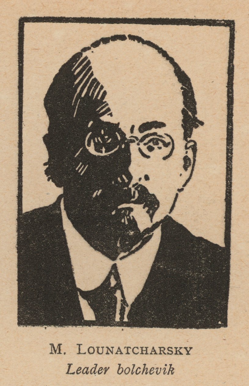 Anatolij Lunacsarszkij, orosz bolsevik forradalmár (lithó) alkotó: French School