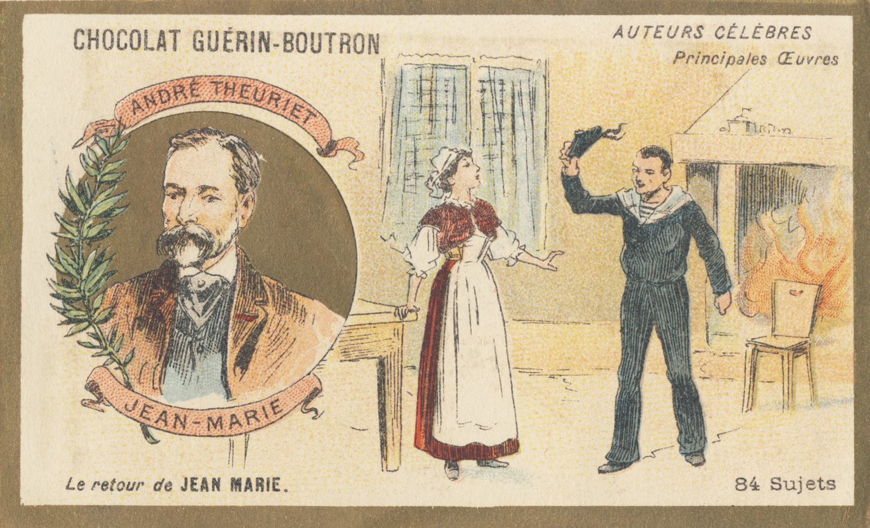 André Theuriet (1833-1907) francia költő, regény- és drámaíró, a „Jean-Marie” dráma szerzője (1872) alkotó: French School