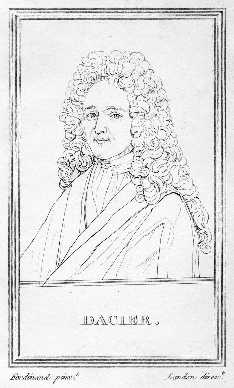 Andre Dacier, 1805-11 alkotó: French School