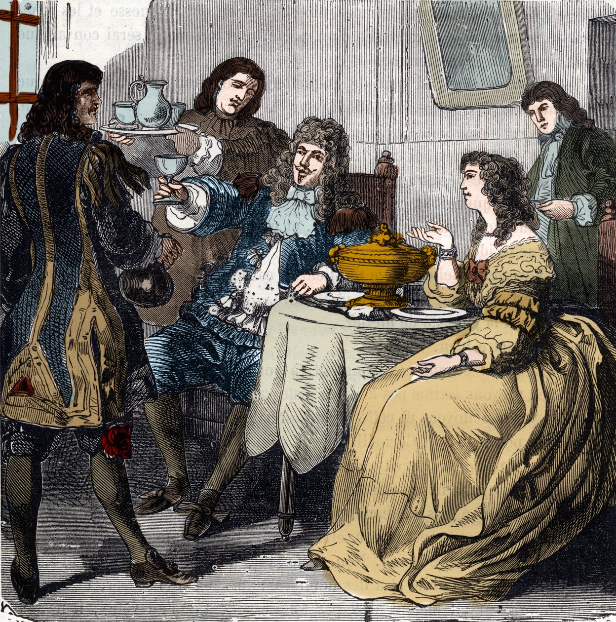 Anne Ninon””” az Enclo-ból (vagy Ninon de Lenclos vagy Ninon de Lanclos alkotó: French School