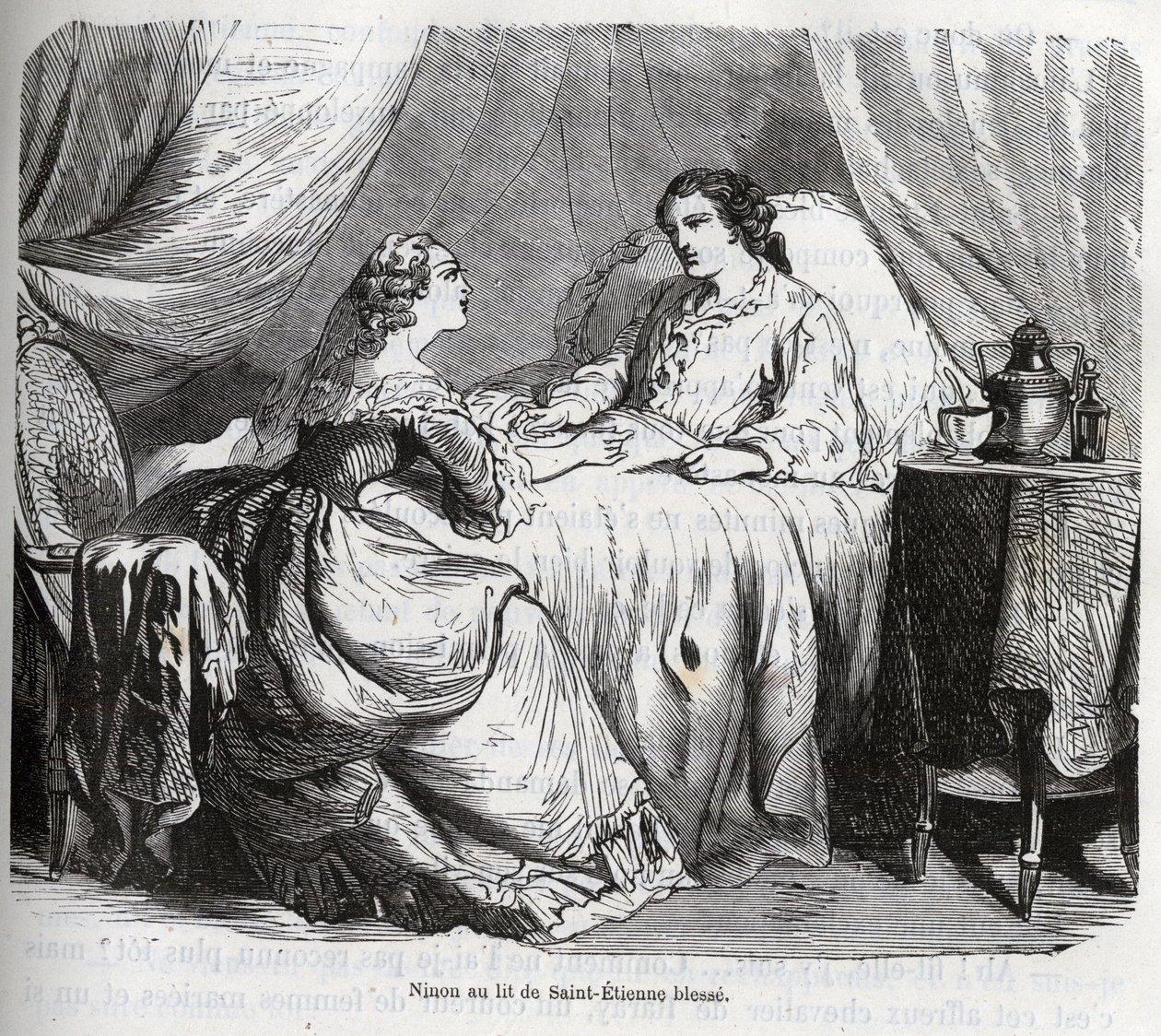 Anne Ninon””” az Enclo (vagy Ninon de Lenclos vagy Ninon de Lanclos alkotó: French School