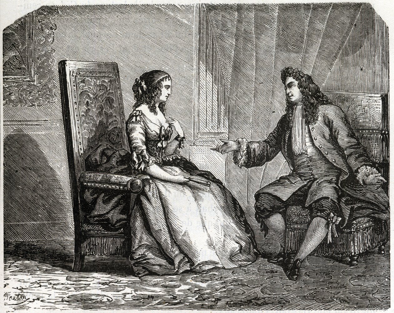 Anne Ninon”” az Enclos (vagy Ninon de Lenclos vagy Ninon de Lanclos alkotó: French School