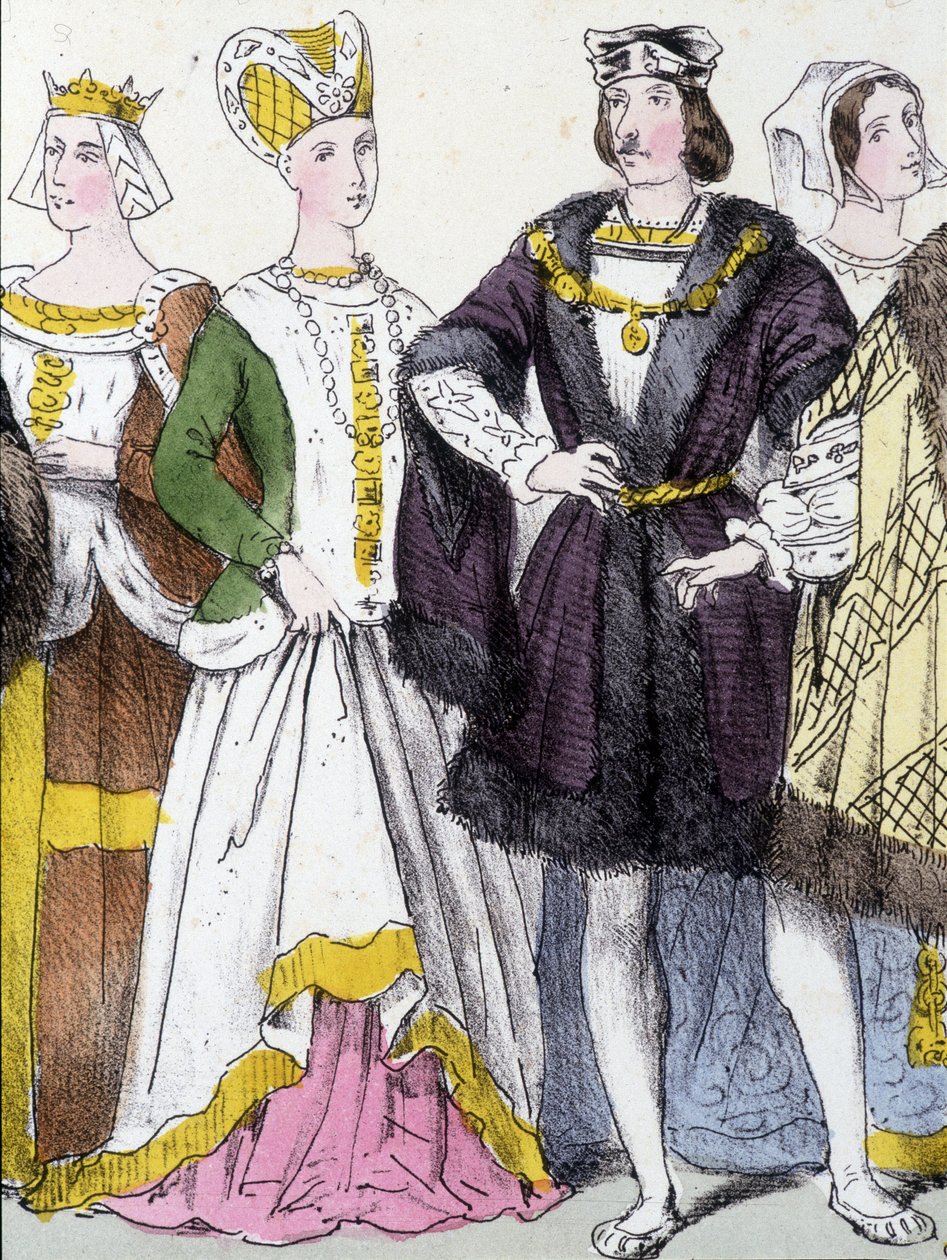 Bretagne-i Anna és VIII. Károly – „A francia monarchia nyomatokban” alkotó: French School