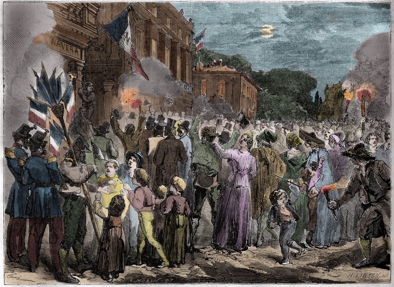 Savoyát és Nizzát Franciaországhoz csatolták – 1860 Nizzát Franciaország csatolta alkotó: French School