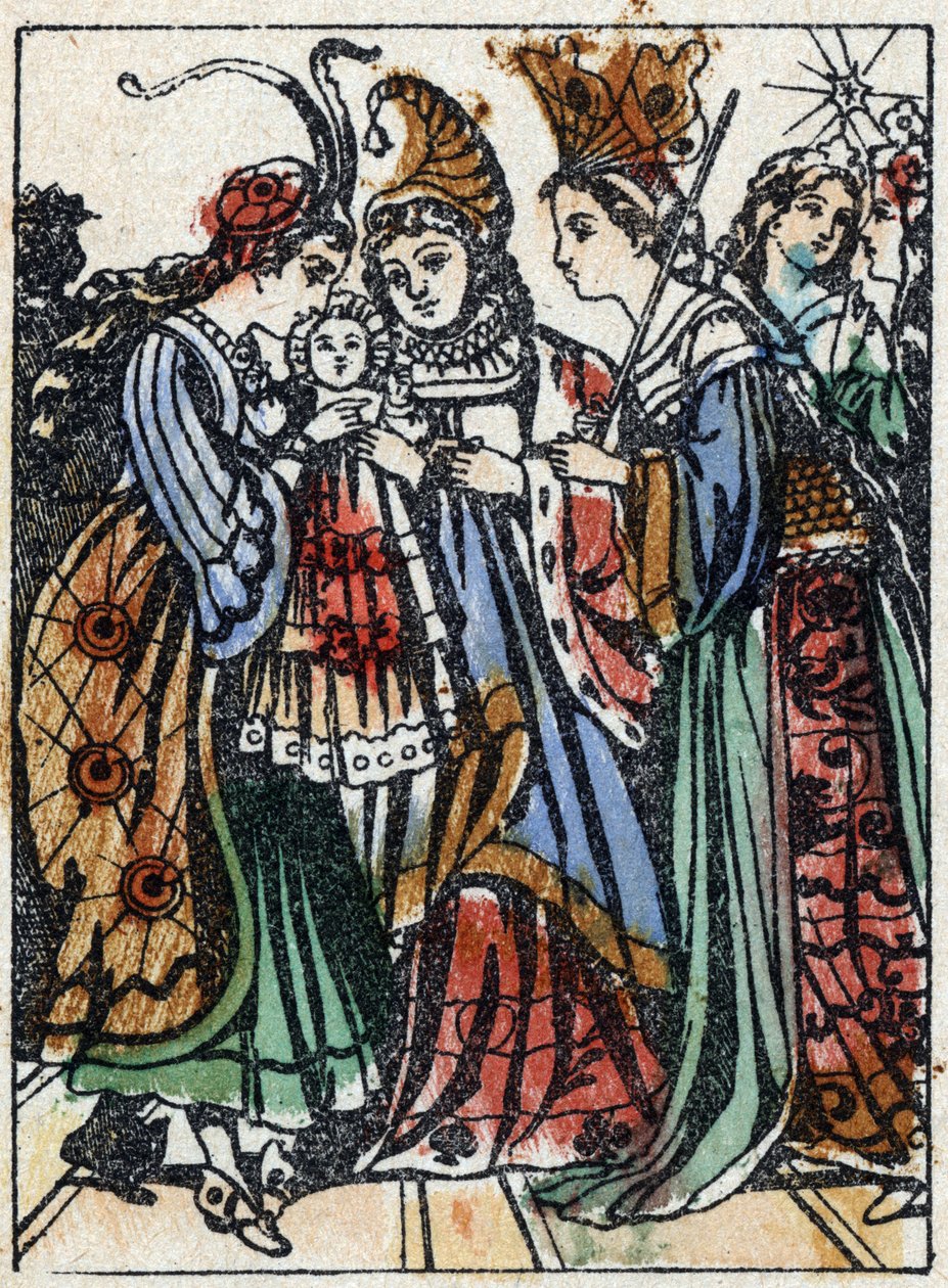 Névtelen illusztráció a „La belle au bois dormant”, Charles Perrault (1628-1703) francia író meséjéhez. Imaging Pellerin fametszete - Epinal, sd. 19. század vége. alkotó: French School
