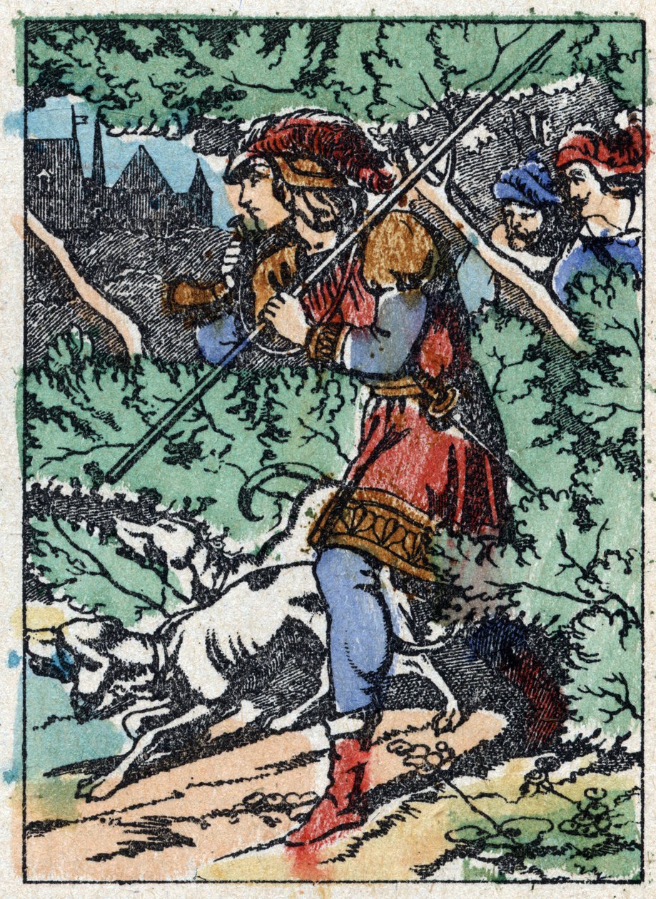 Névtelen illusztráció a „La belle au bois dormant”, Charles Perrault (1628-1703) francia író meséjéhez. Imaging Pellerin fametszete - Epinal, sd. 19. század vége. alkotó: French School