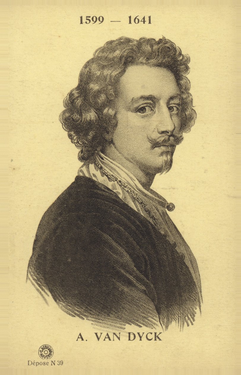 Anthony van Dyck, flamand festő (litográfia) alkotó: French School