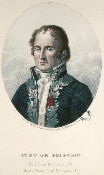 Antoine Francois de Fourcroy (1755-1809) (színes metszet) alkotó: French School