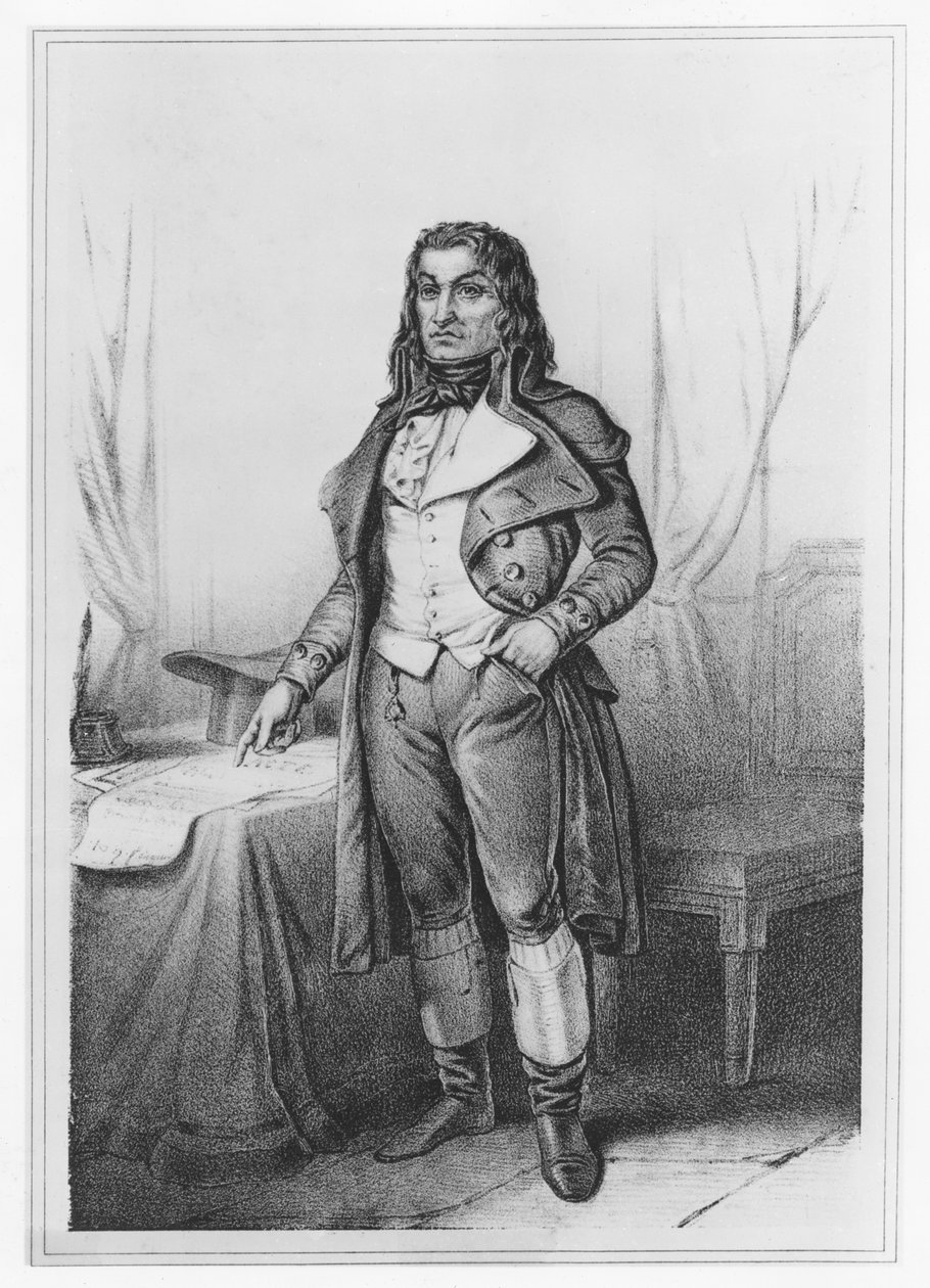 Antoine Quentin Fouquier de Tinville (litho) alkotó: French School