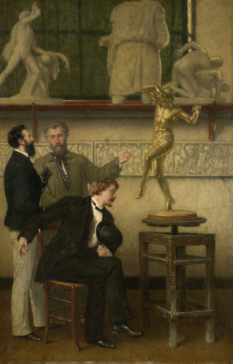 Művész stúdiójában alkotó: French School