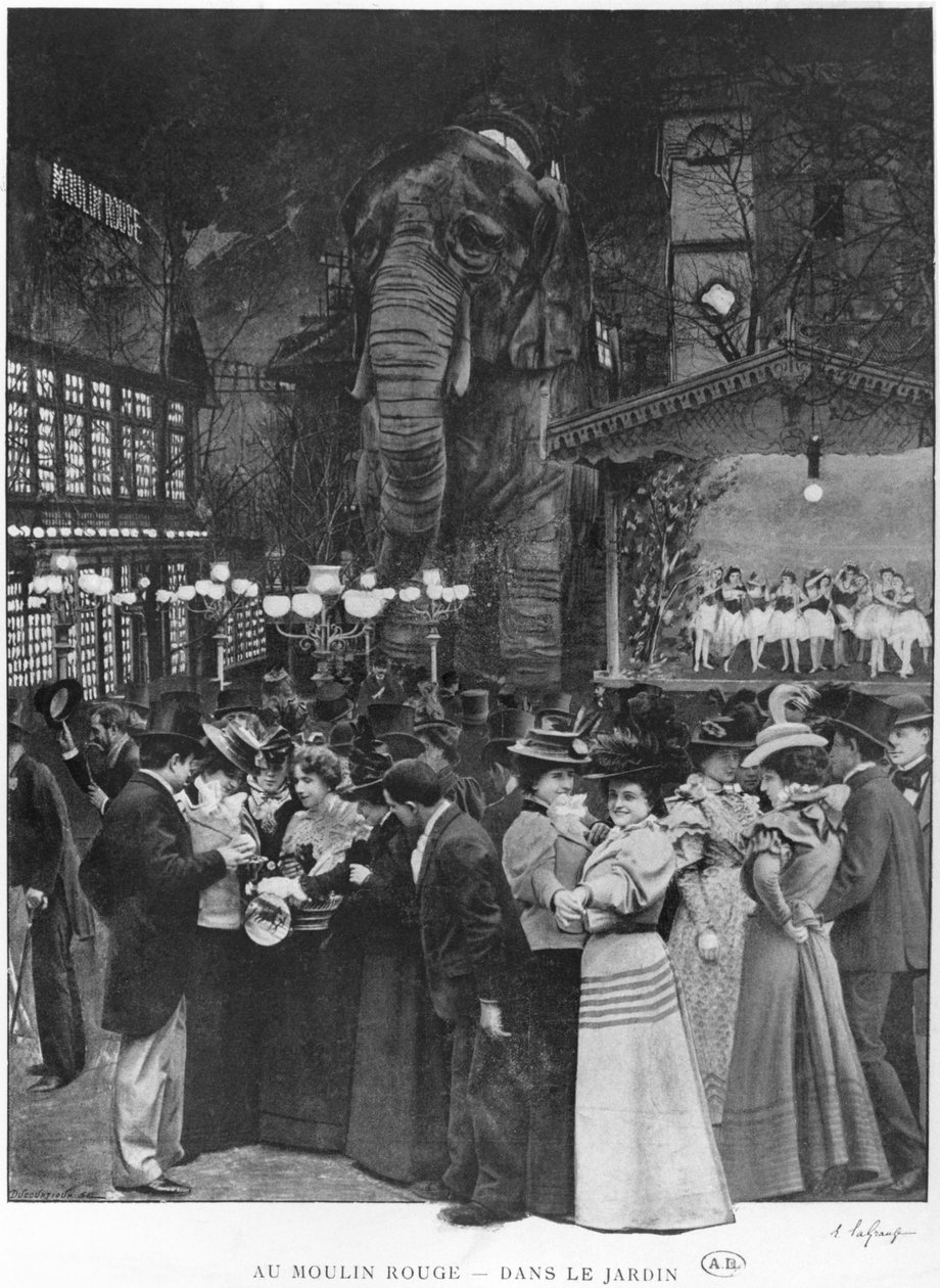 A Moulin Rouge-ban, Párizsban, a XX. század elején alkotó: French School