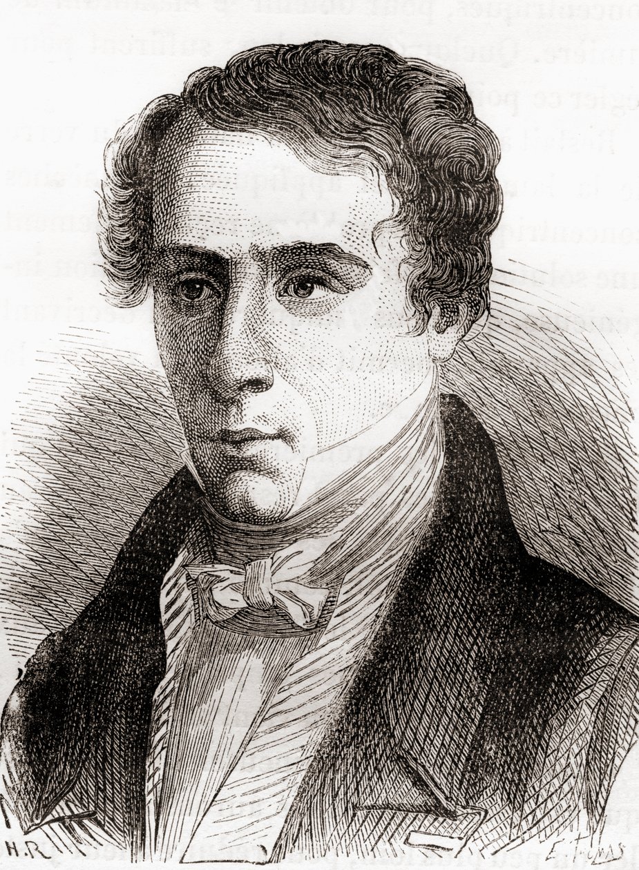 Augustin-Jean Fresne, A tudomány csodáiból, 1870 körül megjelent (metszet) alkotó: French School