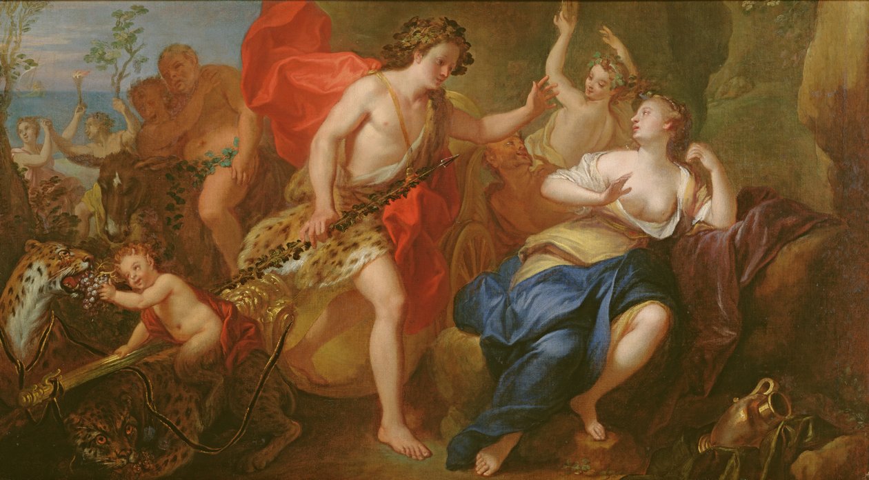 Bacchus és Ariadné alkotó: French School