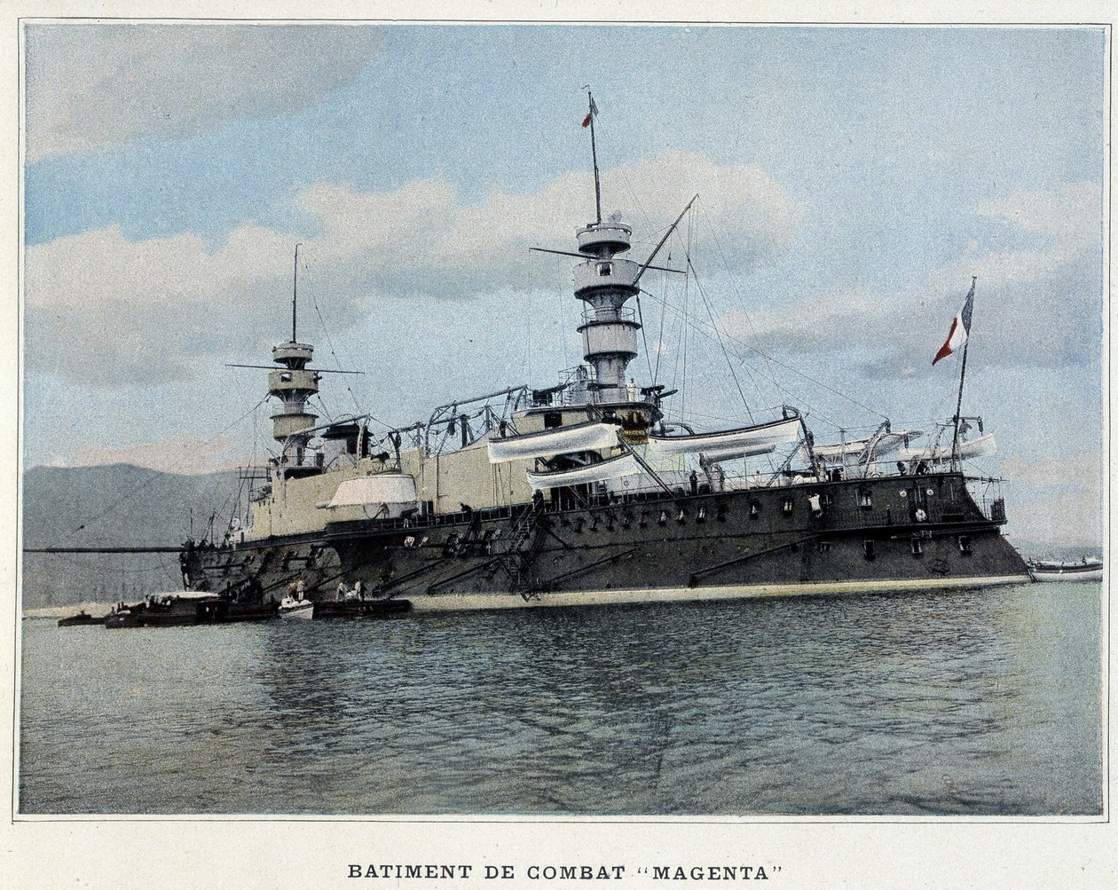 Battle Building „” Magenta”” – a „” Military Album – Marine: Life on board”-ban” alkotó: French School