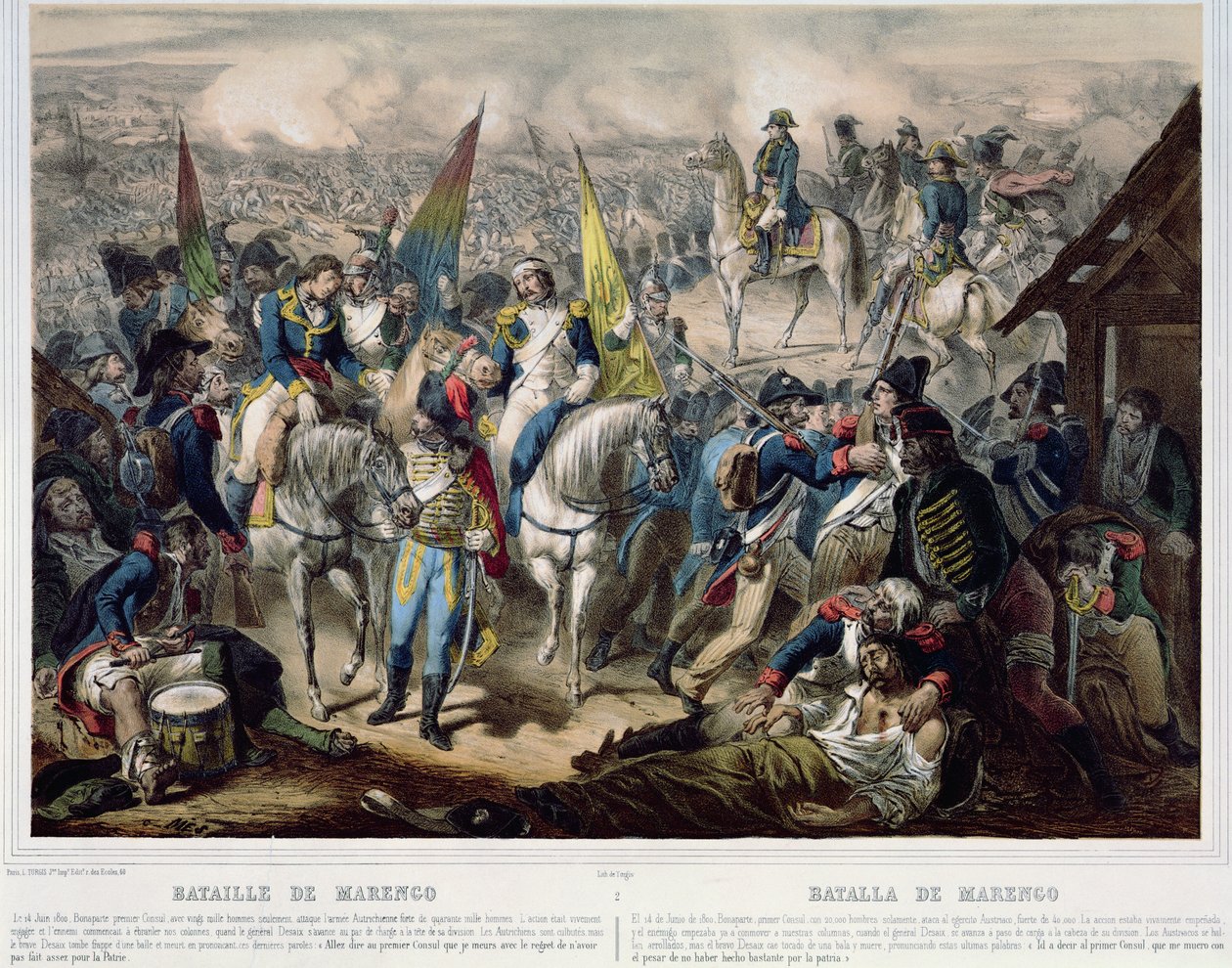 A marengói csata 1800. június 14-én alkotó: French School