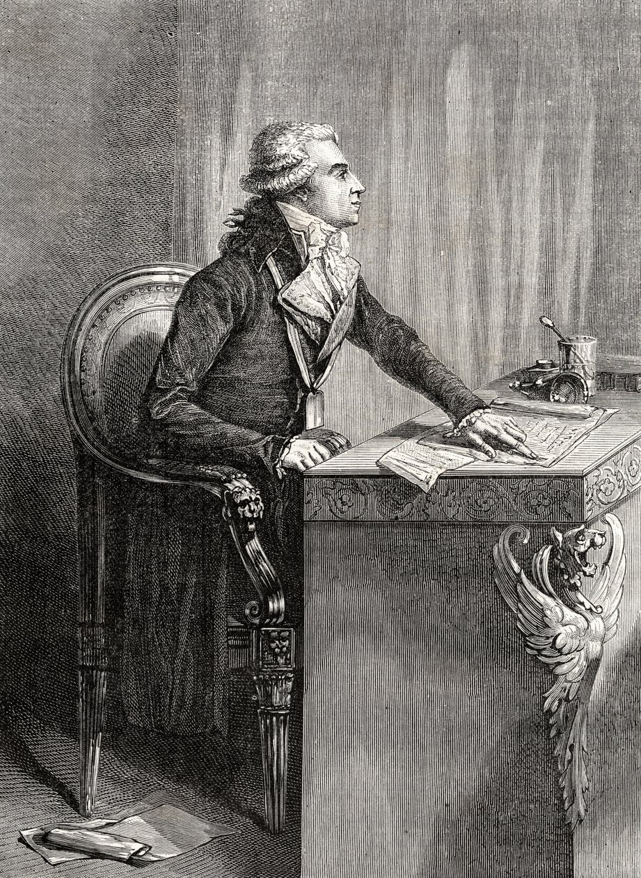 Bertrand Barere de Vieuzac, Louis Blanc (1811-82) "Histoire de la Revolution Francaise" című művéből alkotó: French School