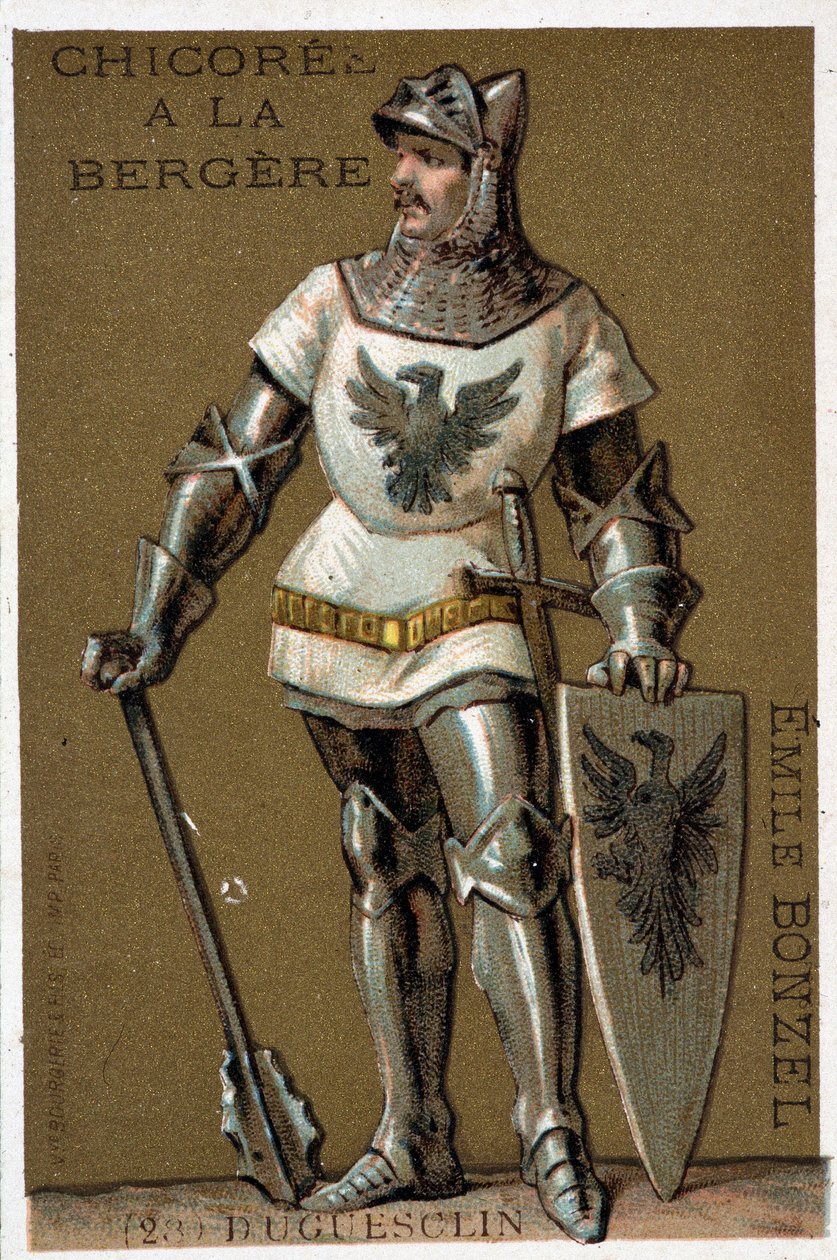 Bertrand du Guesclin (Duguesclin) (1320-1380. v.). francia rendőrtiszt alkotó: French School
