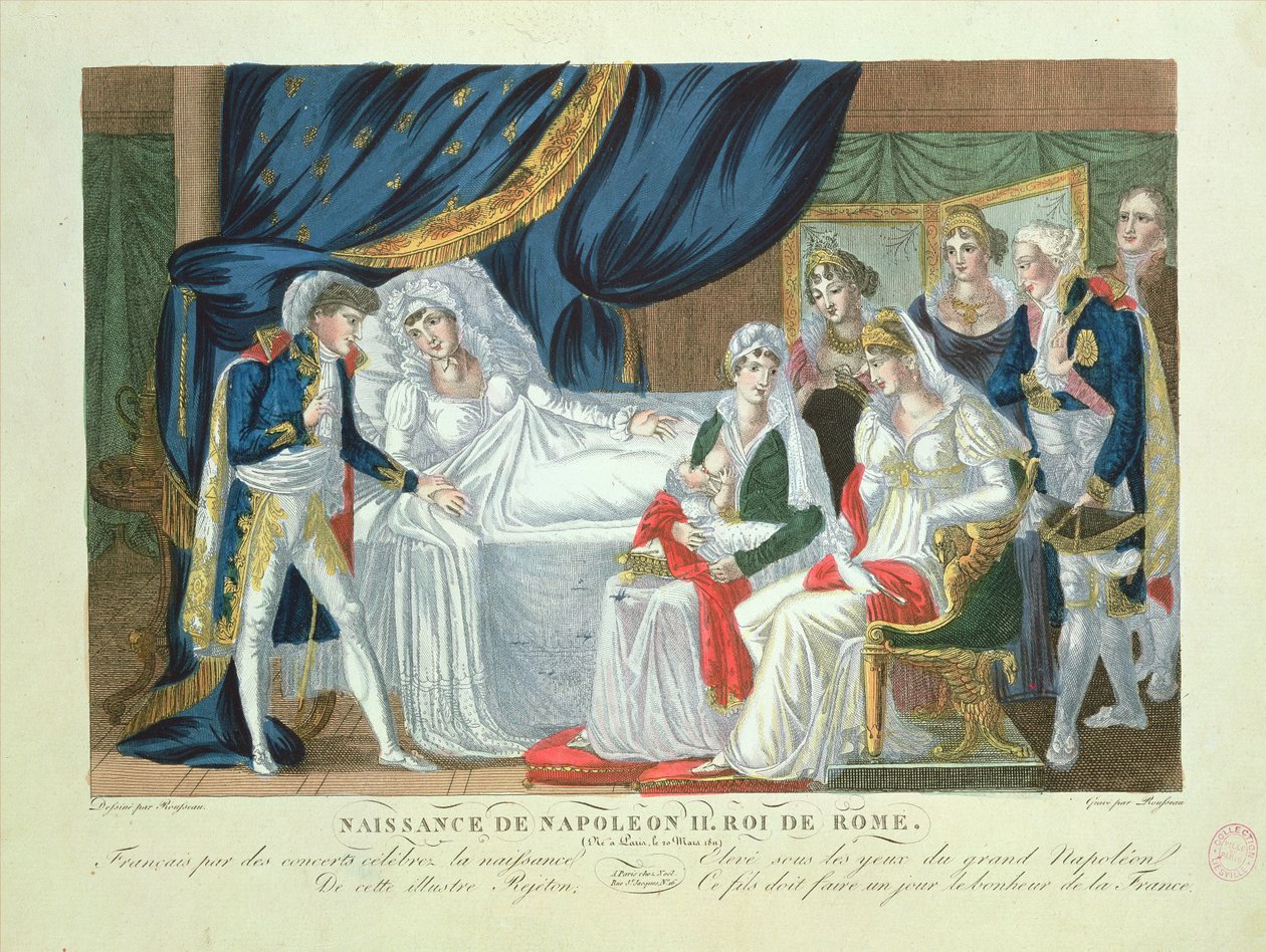 II. Napóleon, Róma királya 1811. március 20-án született alkotó: French School