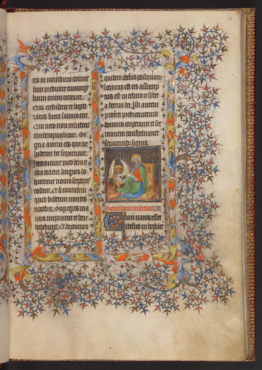 Book of Hours, Add MS 32454 f.11r, Franciaország alkotó: French School