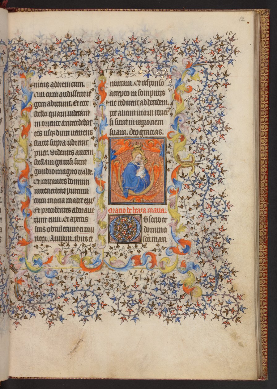 Book of Hours, Add MS 32454 f.12r, Franciaország alkotó: French School