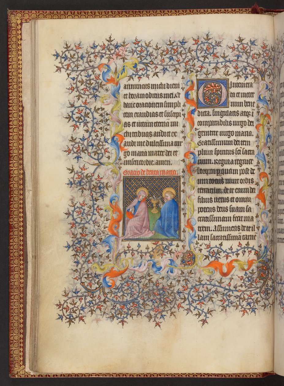 Book of Hours, Add MS 32454 f.14v, Franciaország alkotó: French School