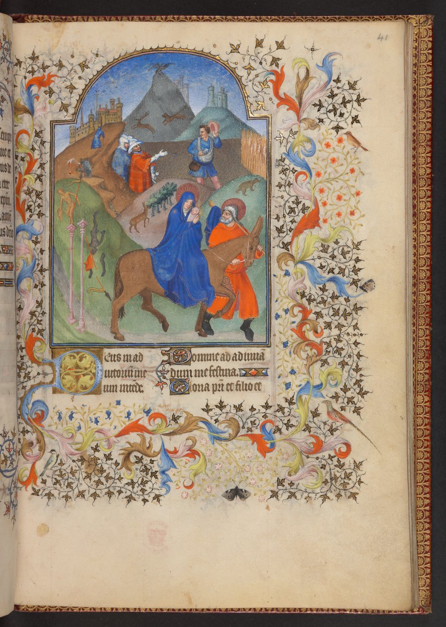 Book of Hours, Add MS 32454 f.41r, Franciaország alkotó: French School
