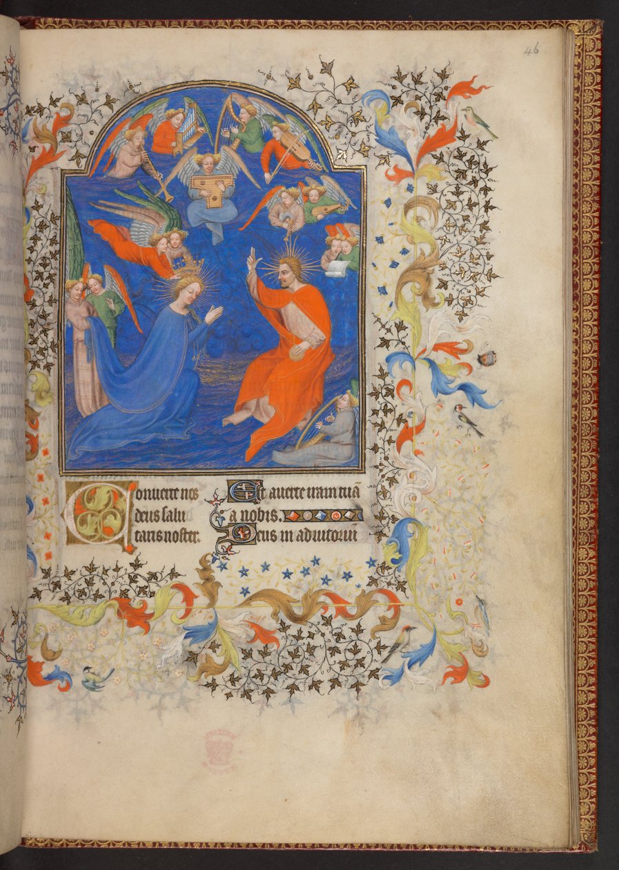 Book of Hours, Add MS 32454 f.46r, Franciaország alkotó: French School