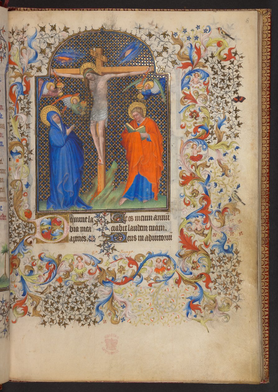 Book of Hours, Add MS 32454 f.8r, Franciaország alkotó: French School
