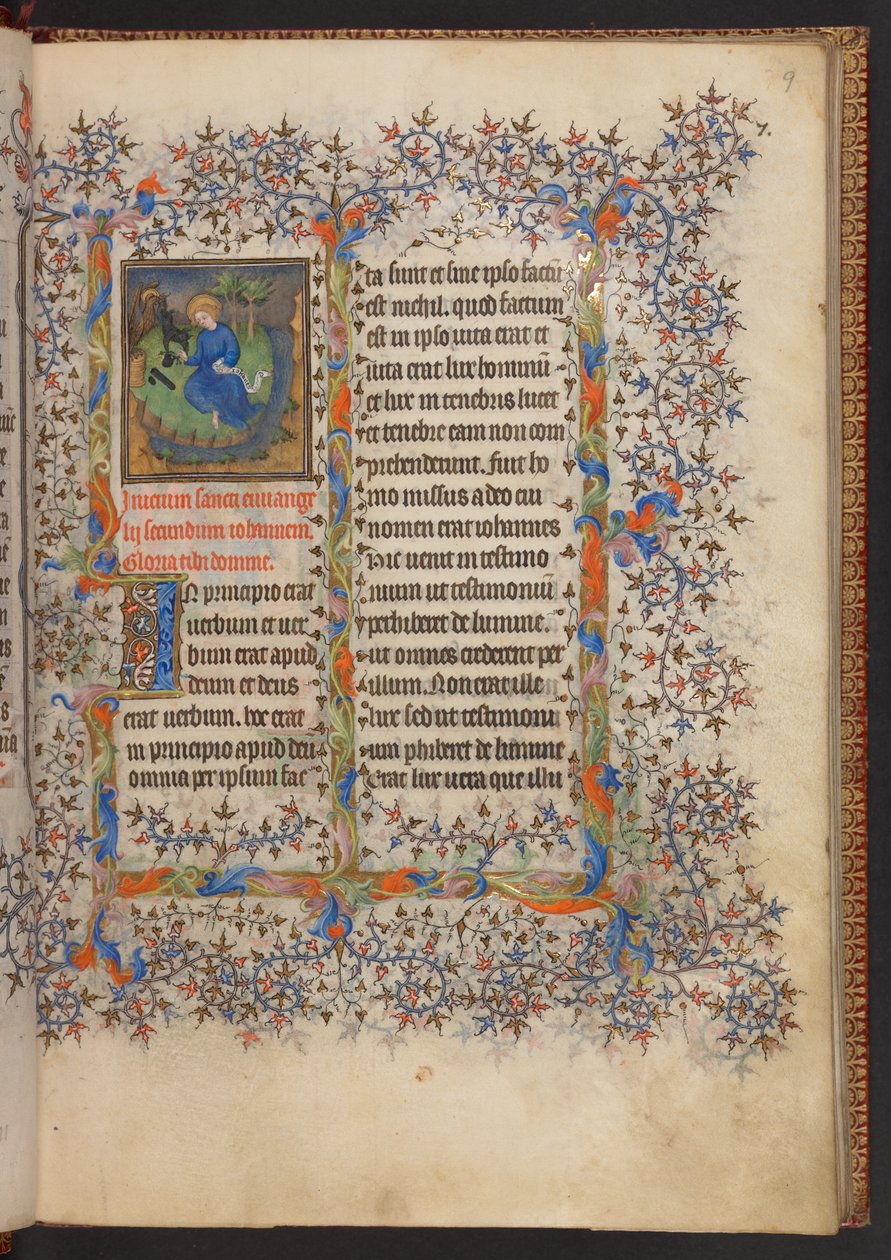 Book of Hours, Add MS 32454 f.9r, Franciaország alkotó: French School