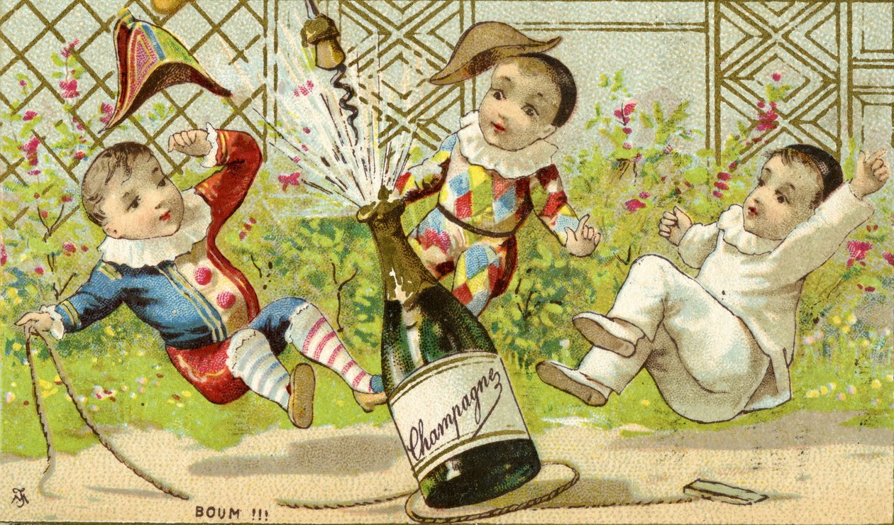 Boum!!! Champagne!, 1895 körül (lásd még: 488393) alkotó: French School