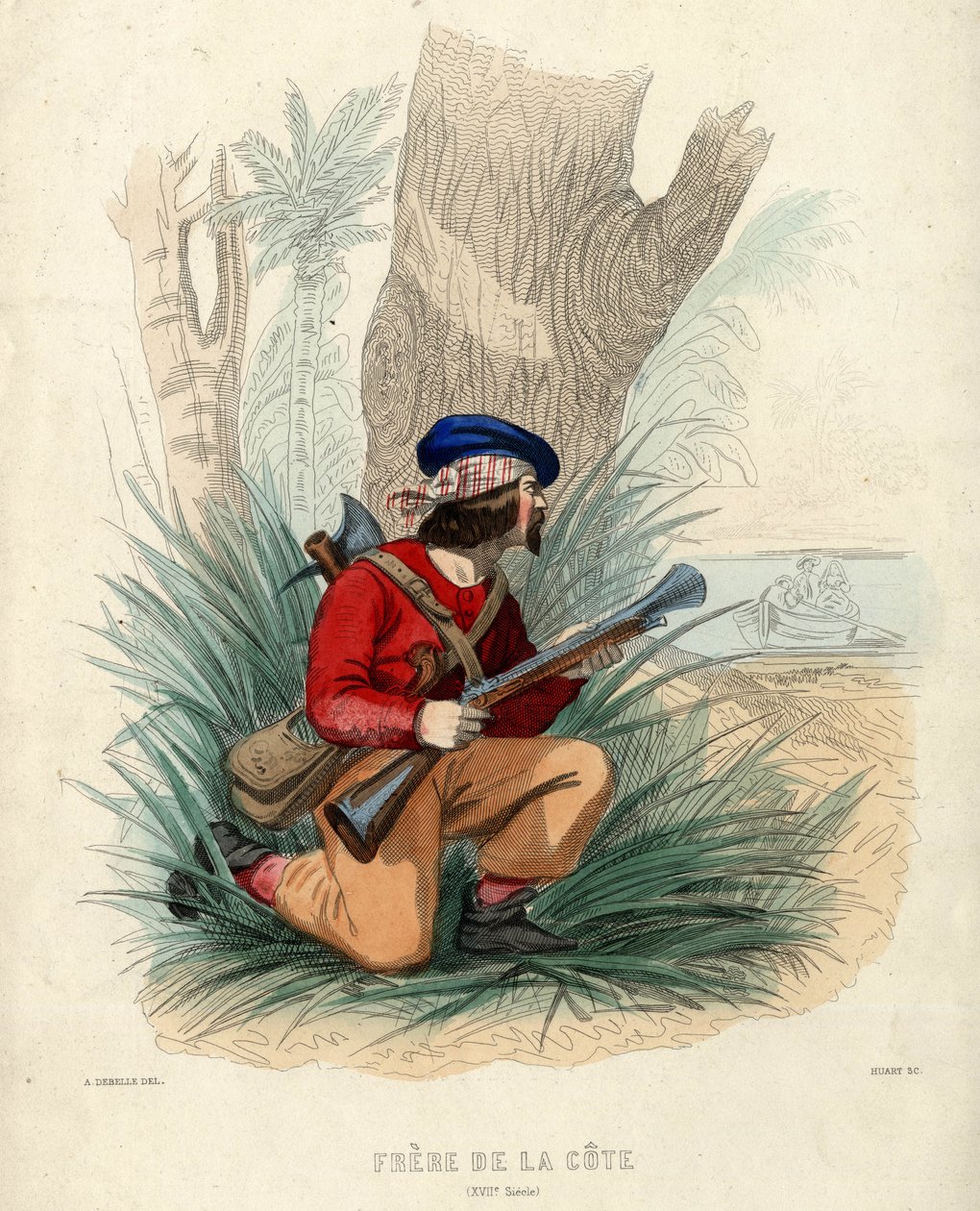 A Cote testvérei, a Karib-tenger feroces flibustiersei a 17. században. P. Christian „Histoire des Pirates et privateers de l