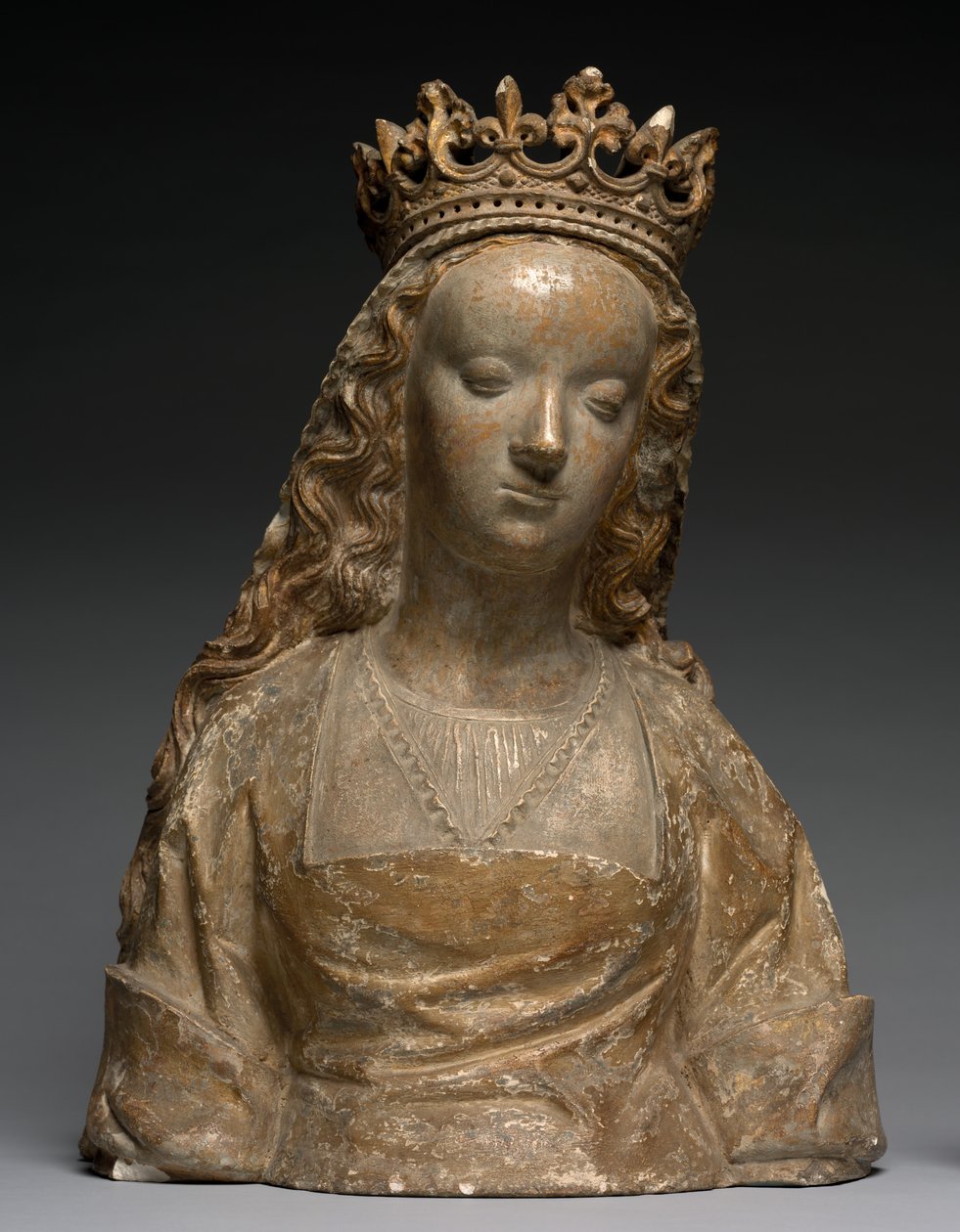 Bretagne-i Anne mellszobra, 1500 körül (kő) alkotó: French School