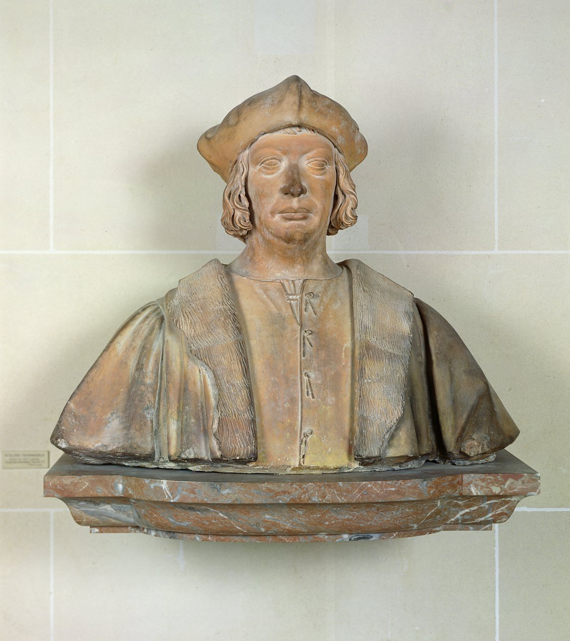 Antoine Duprat kancellár (1463-1535) mellszobra (terrakotta) alkotó: French School