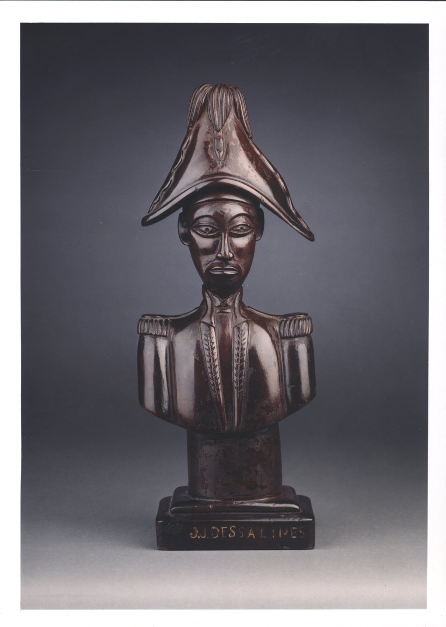 Jean-Jacques Dessalines (kb. 1758-1806) mellszobra (fa) alkotó: French School