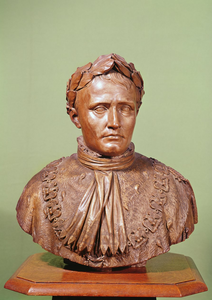 I. Napóleon (1769-1821) mellszobra (gipsz) alkotó: French School