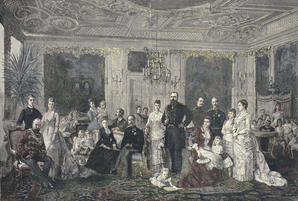 IX. KERESZTÉNY Dánia királya alkotó: French School