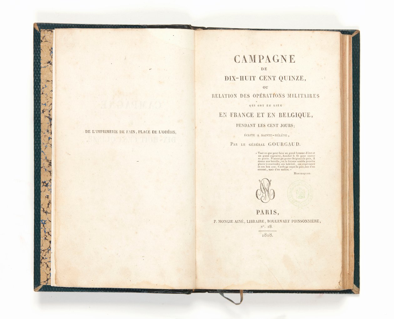 „1815-ös kampány”, Gaspard Gourgaud alkotó: French School