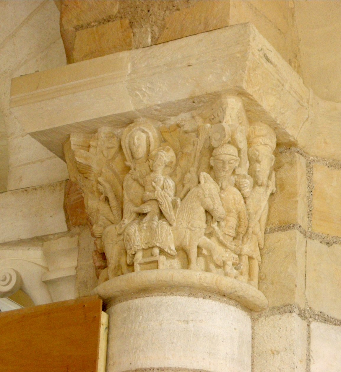 Főváros, amely az Egyiptomba menekülést ábrázolja alkotó: French School