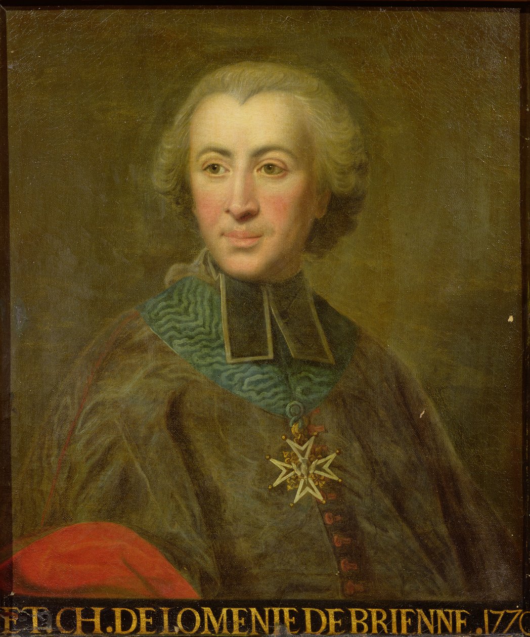 Etienne-Charles de Lomenie de Brienne bíboros (1727-94) alkotó: French School