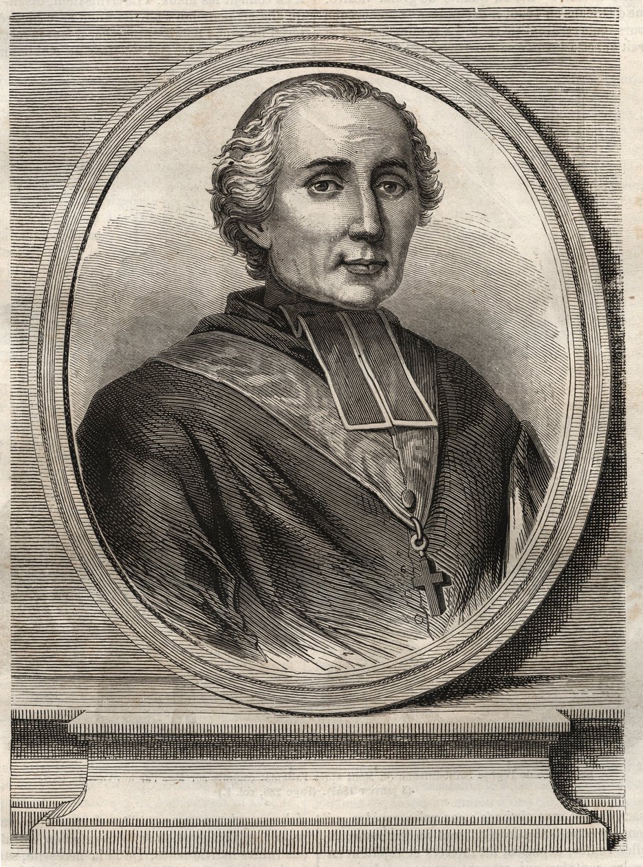 Francois-Nicolas-Madeleine bíboros (Francois Nicolas Madeleine) Morlot 1795-1862 - Párizsi Archívum és bíboros - alkotó: French School