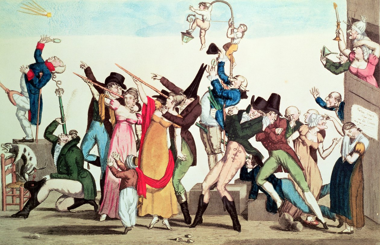 Karikatúra az 1811-es üstökösről, 1811 körül alkotó: French School