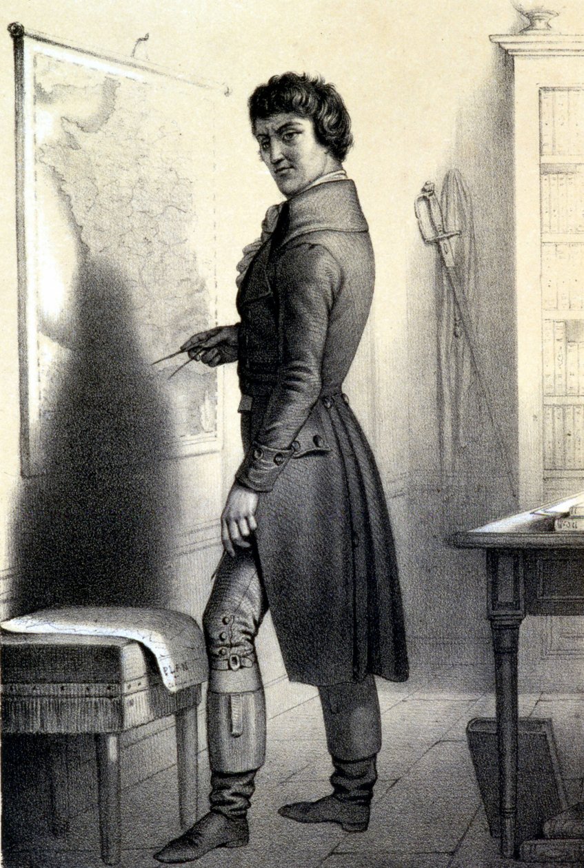 Carnot vagy a Grand Carnot (1753 - 1823) - Albert Maurin „A francia forradalom történeti galériájában” alkotó: French School
