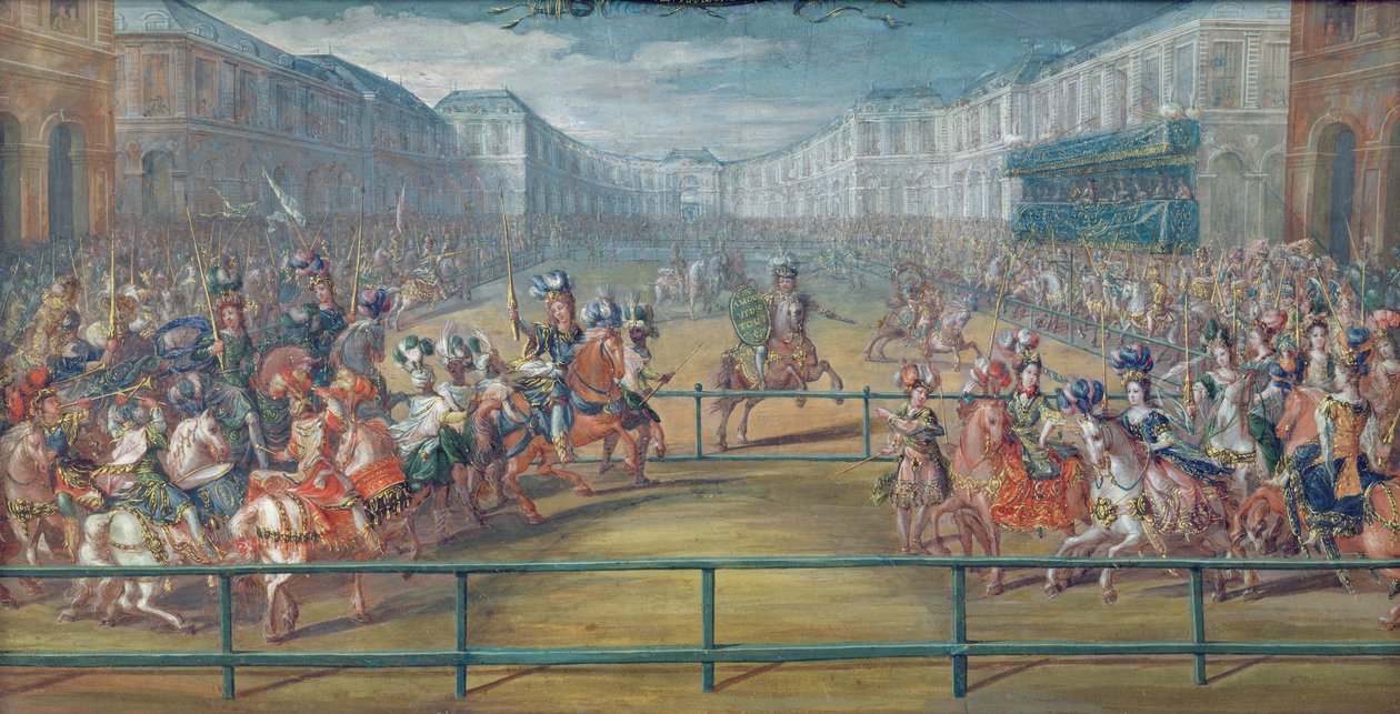 Amazonok körhinta 1682-ben alkotó: French School