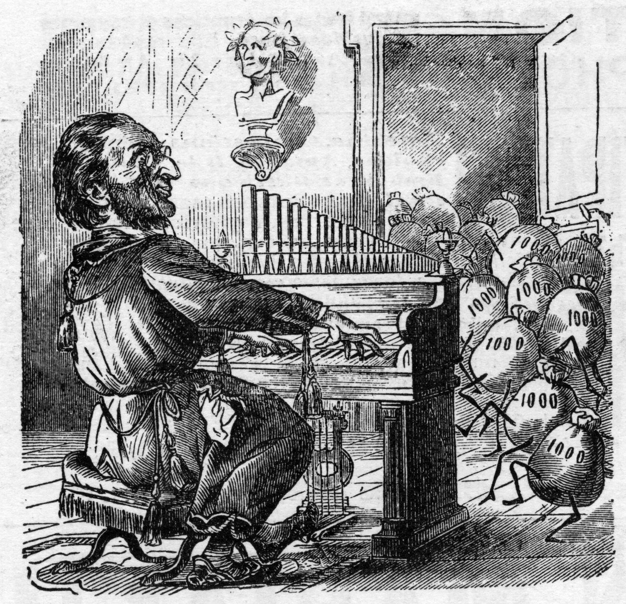 Richard Wagner (1813-1883) német zeneszerző rajzfilmje alkotó: French School