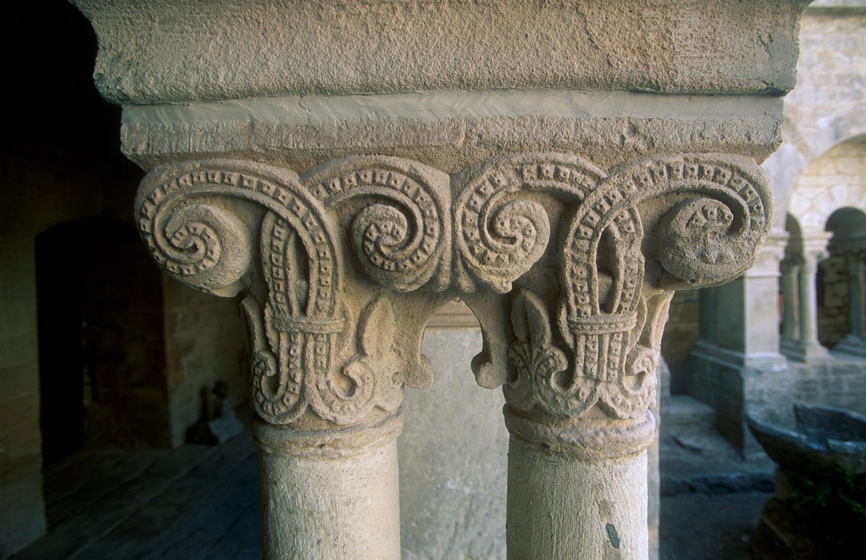 Faragott tőkék a kolostorból alkotó: French School