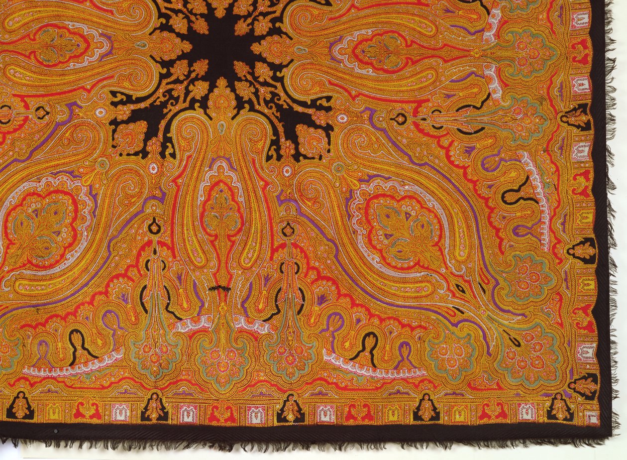 Kasmír sál, 1870-80 körül (textil) alkotó: French School