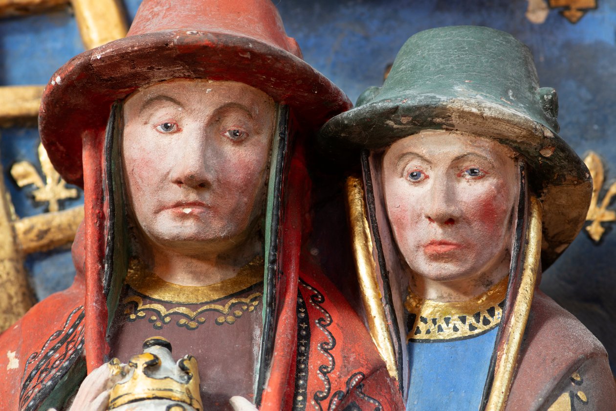 Katedrális (Cathédrale Notre-Dame). Belső tér. Jean de Libourc epitáfiuma. 1470. részlet (fotó) alkotó: French School