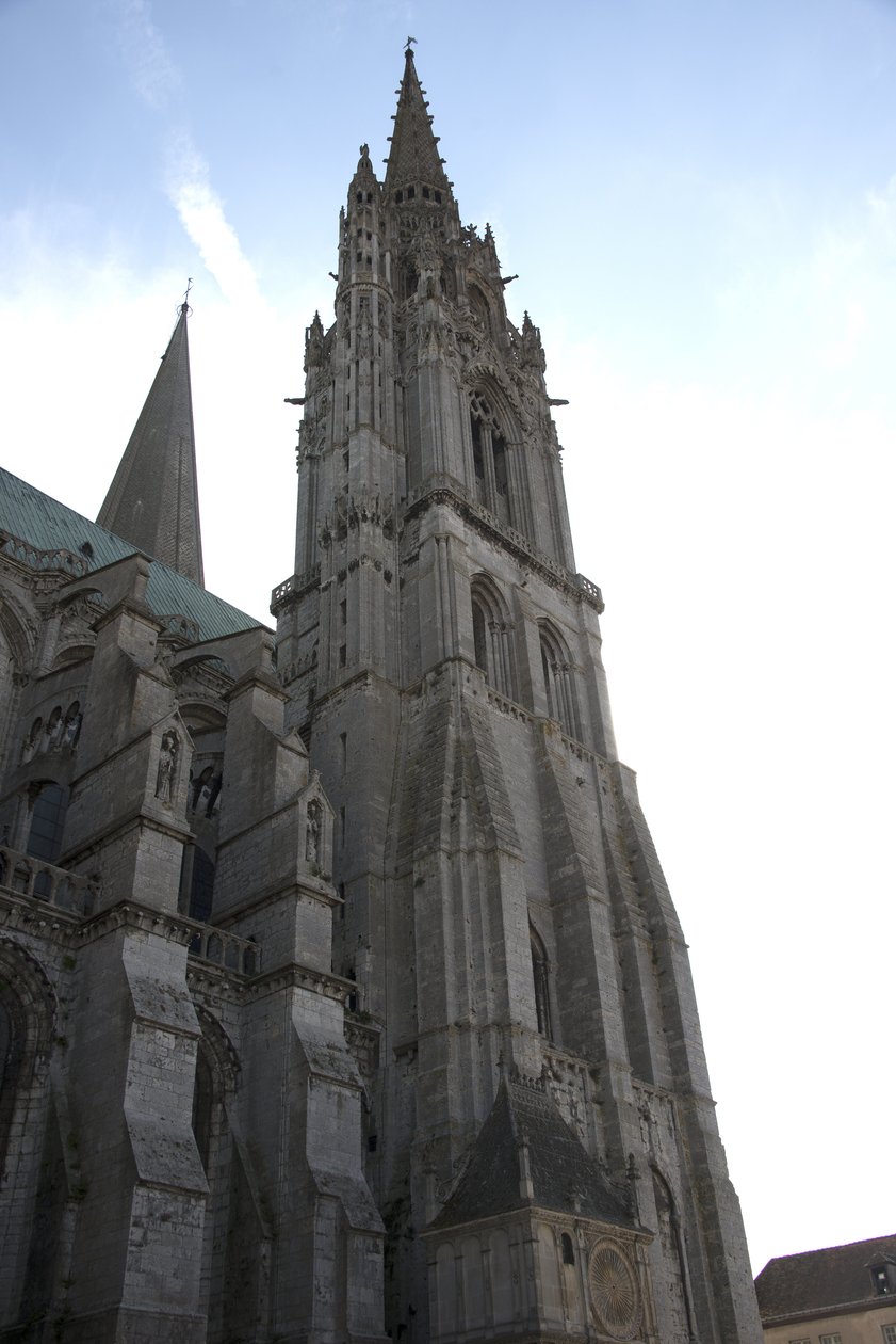 Chartres-i székesegyház északi homlokzata az Órapavilonnal alkotó: French School